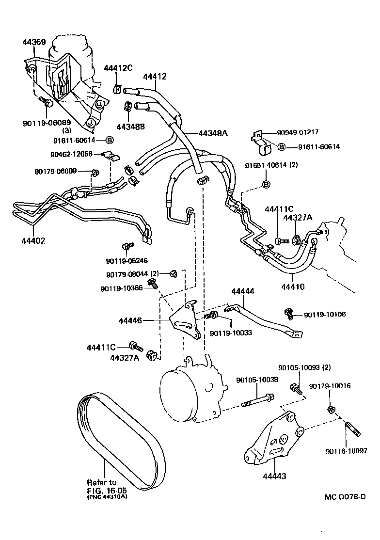  SUPRA |  POWER STEERING TUBE