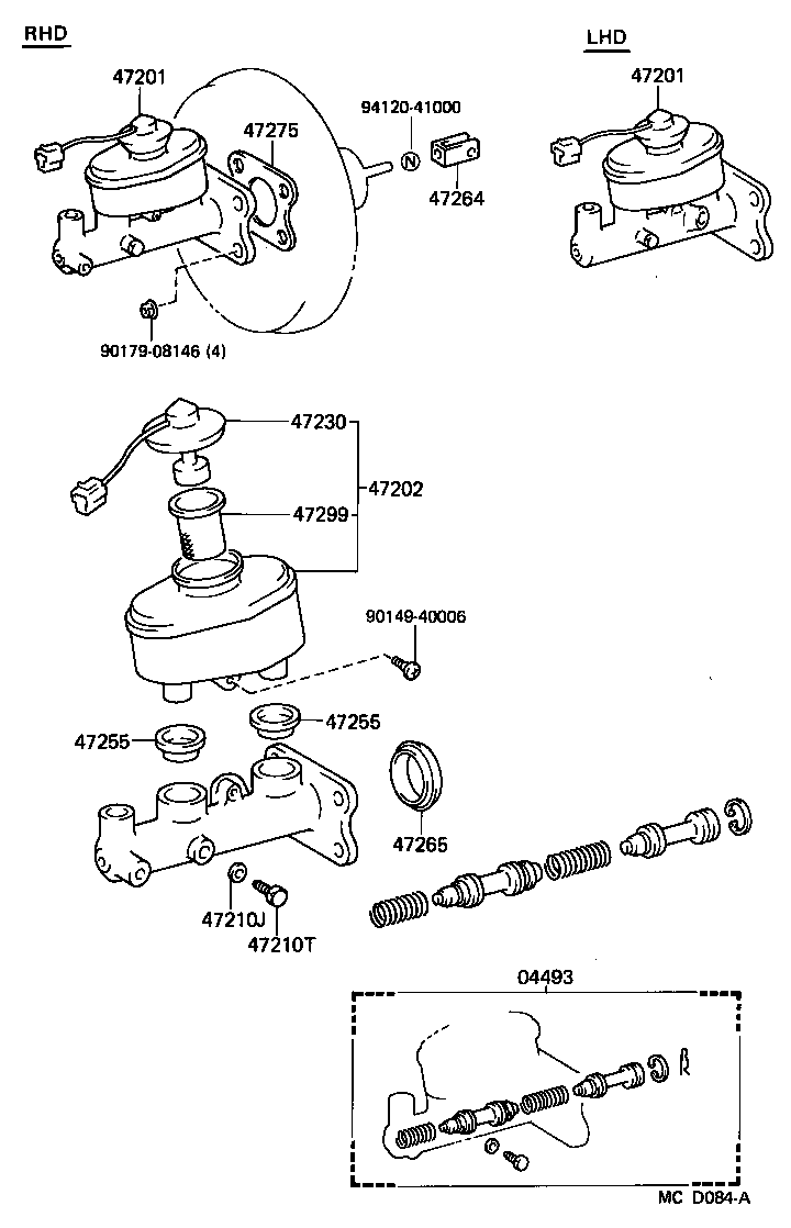  SUPRA |  BRAKE MASTER CYLINDER