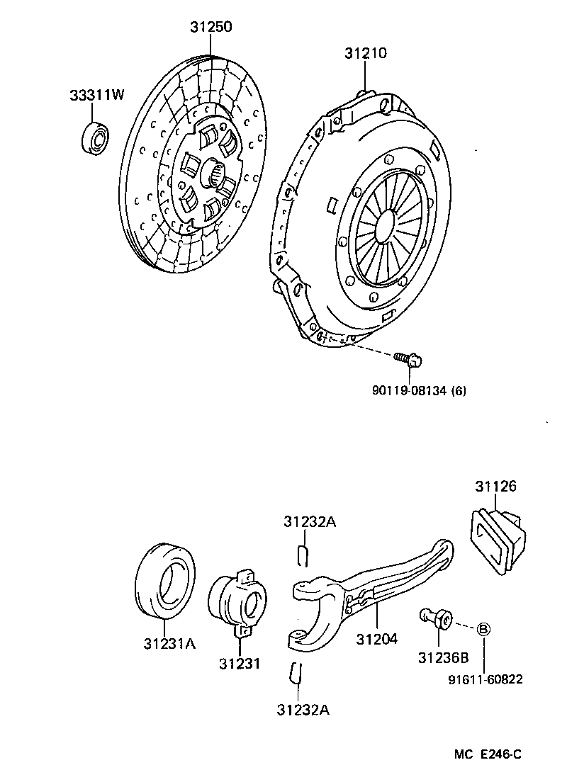  LAND CRUISER 60 |  CLUTCH RELEASE FORK