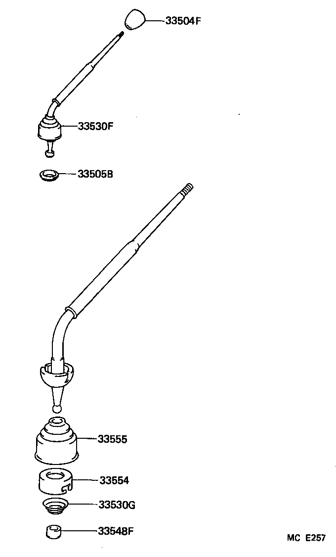  LAND CRUISER 60 |  SHIFT LEVER RETAINER