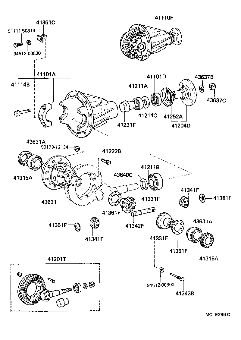  LAND CRUISER 60 |  FRONT AXLE HOUSING DIFFERENTIAL