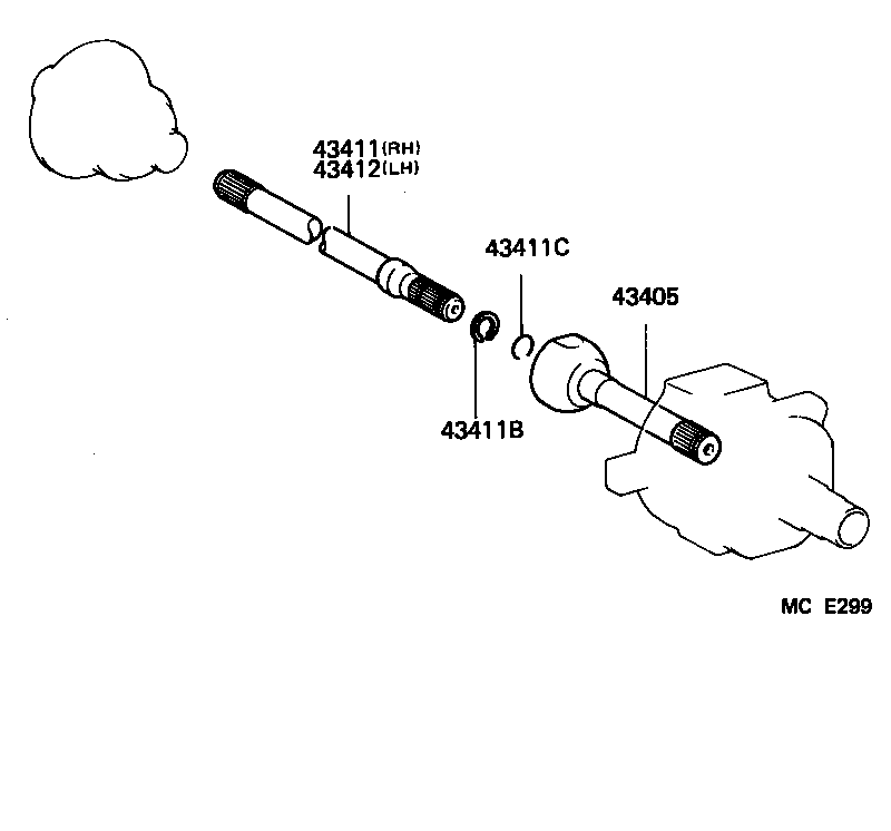  LAND CRUISER 60 |  FRONT DRIVE SHAFT