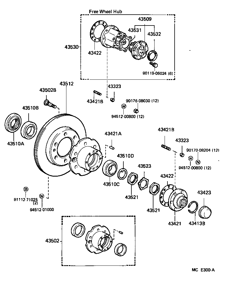  LAND CRUISER 60 |  FRONT AXLE HUB