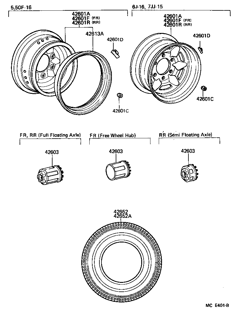  LAND CRUISER 60 |  DISC WHEEL WHEEL CAP