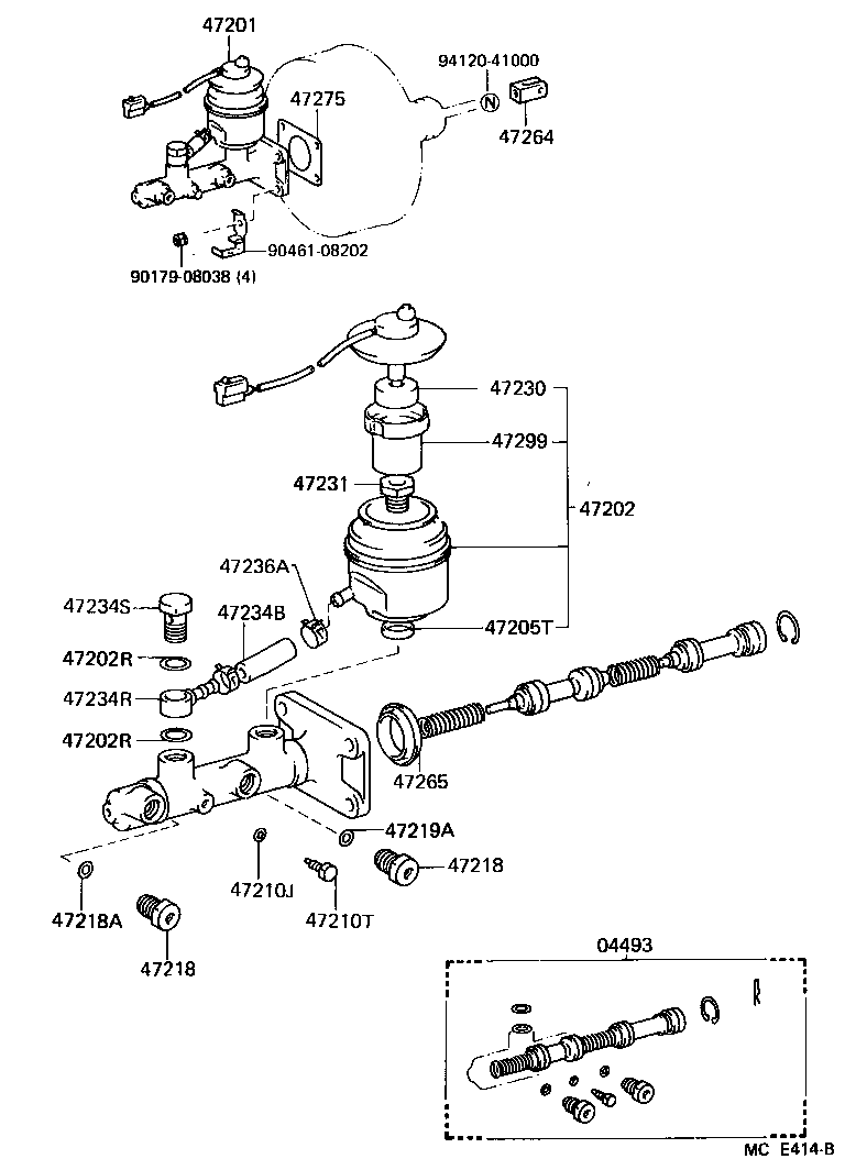  LAND CRUISER 60 |  BRAKE MASTER CYLINDER