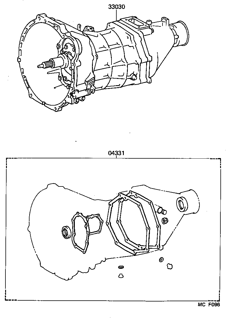  DYNA 100 |  TRANSAXLE OR TRANSMISSION ASSY GASKET KIT MTM