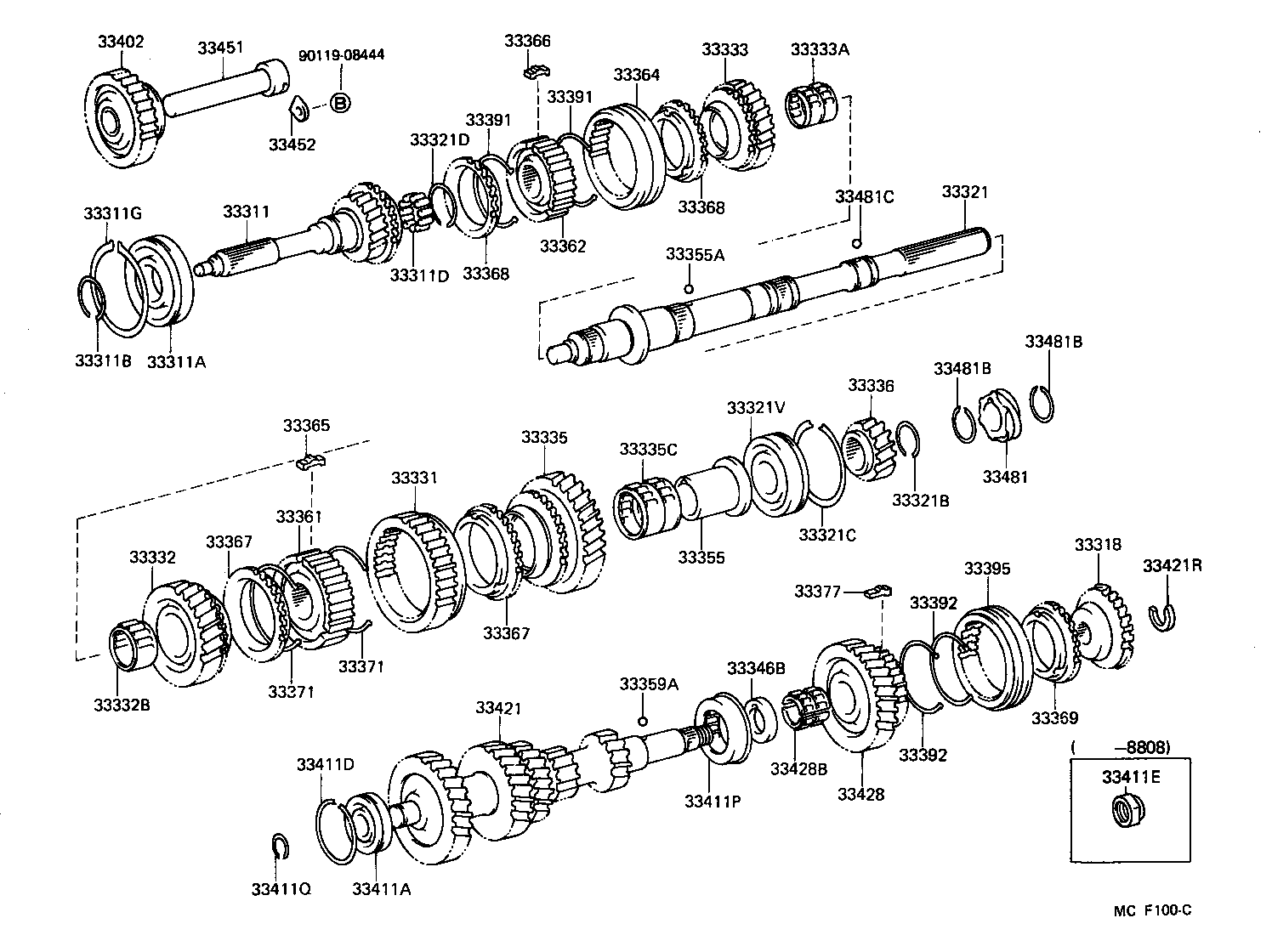  DYNA 100 |  TRANSMISSION GEAR MTM