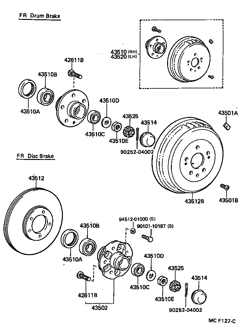  DYNA 100 |  FRONT AXLE HUB