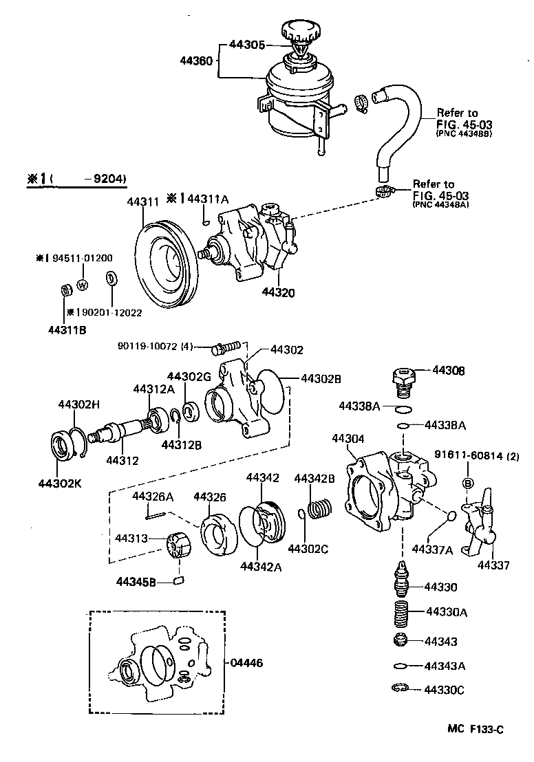  DYNA 100 |  VANE PUMP RESERVOIR POWER STEERING