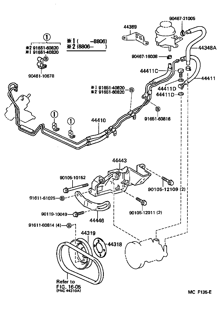  DYNA 100 |  POWER STEERING TUBE