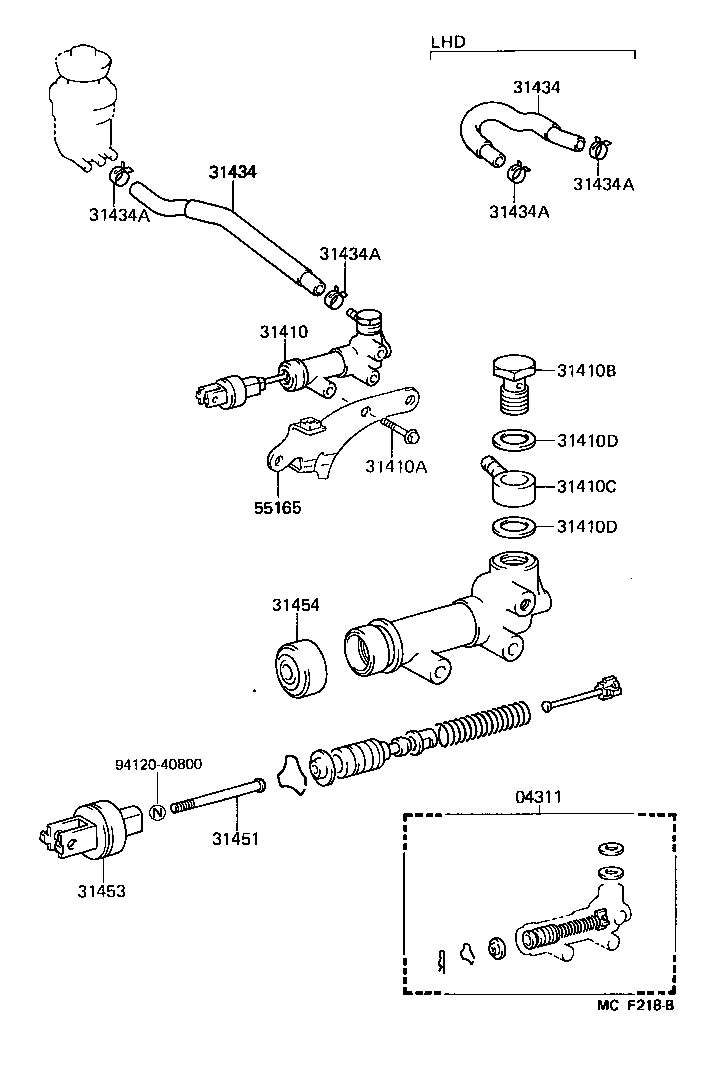  DYNA150 |  CLUTCH MASTER CYLINDER