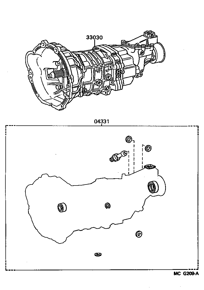  SUPRA |  TRANSAXLE OR TRANSMISSION ASSY GASKET KIT MTM