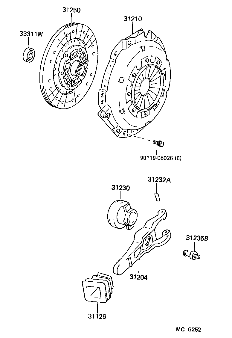  SUPRA |  CLUTCH RELEASE FORK