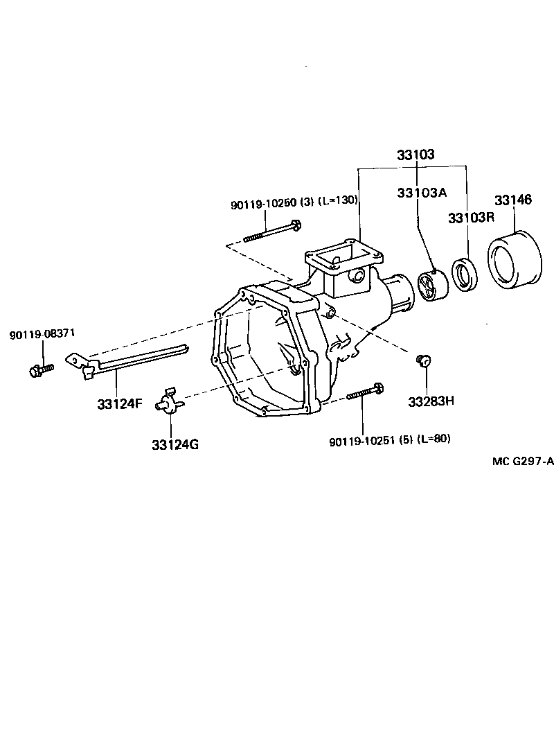  4 RUNNER TRUCK |  EXTENSION HOUSING MTM