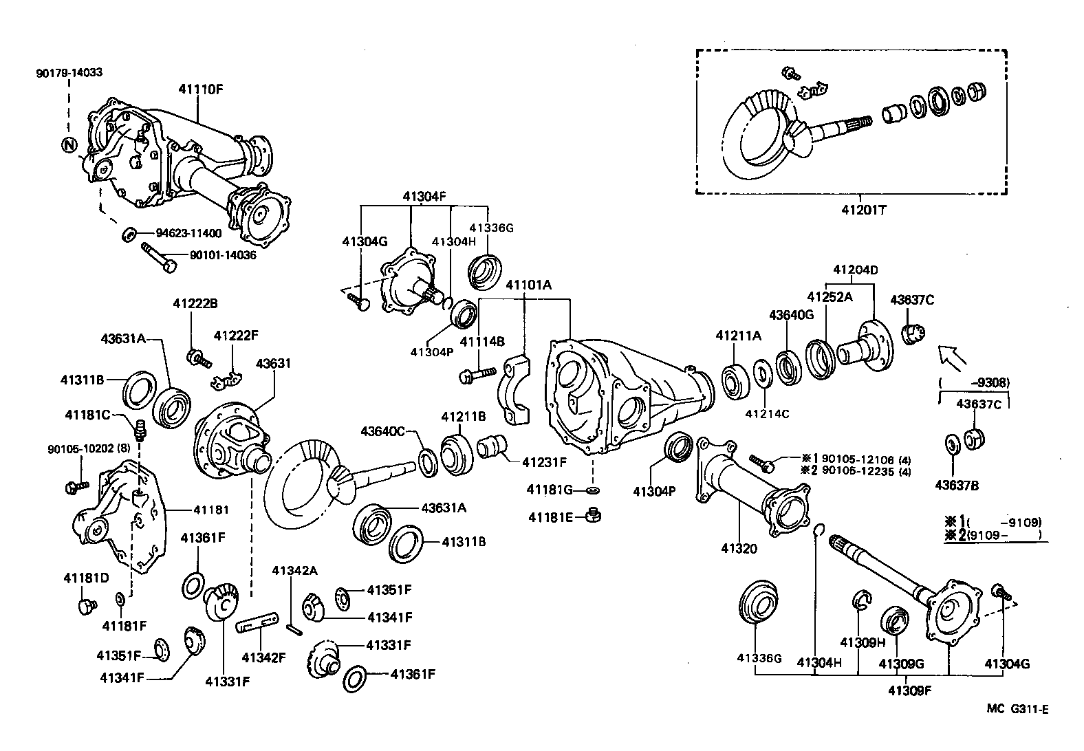  HILUX |  FRONT AXLE HOUSING DIFFERENTIAL