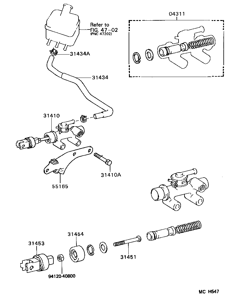  DYNA 100 |  CLUTCH MASTER CYLINDER