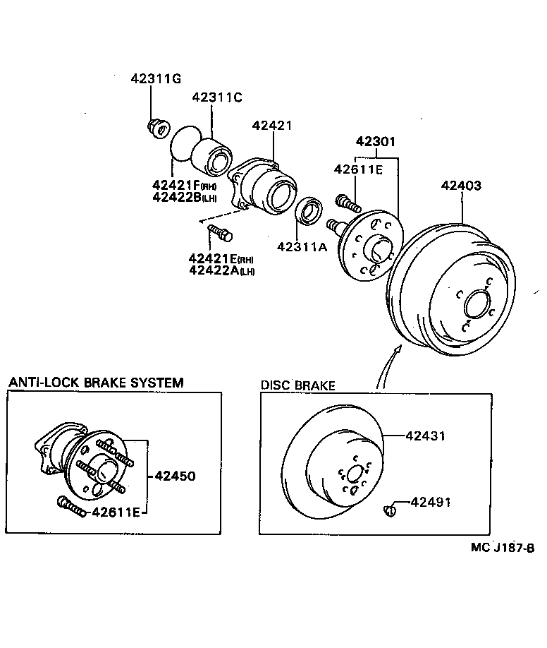  CELICA |  REAR AXLE SHAFT HUB