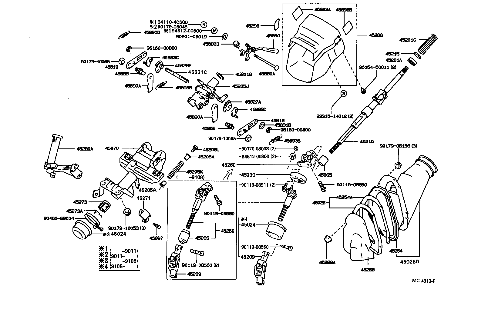  CELICA |  STEERING COLUMN SHAFT