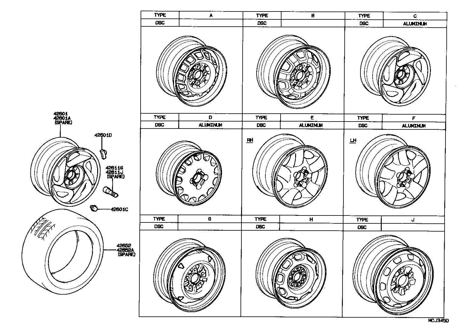  CELICA |  DISC WHEEL WHEEL CAP