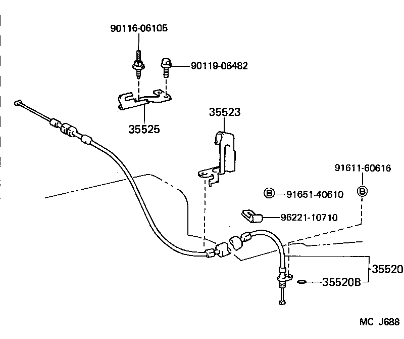  LS400 |  THROTTLE LINK VALVE LEVER ATM