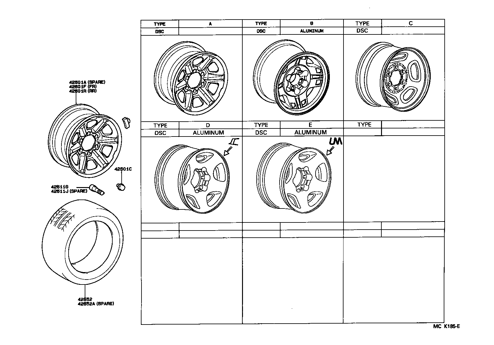  LAND CRUISER 80 |  DISC WHEEL WHEEL CAP