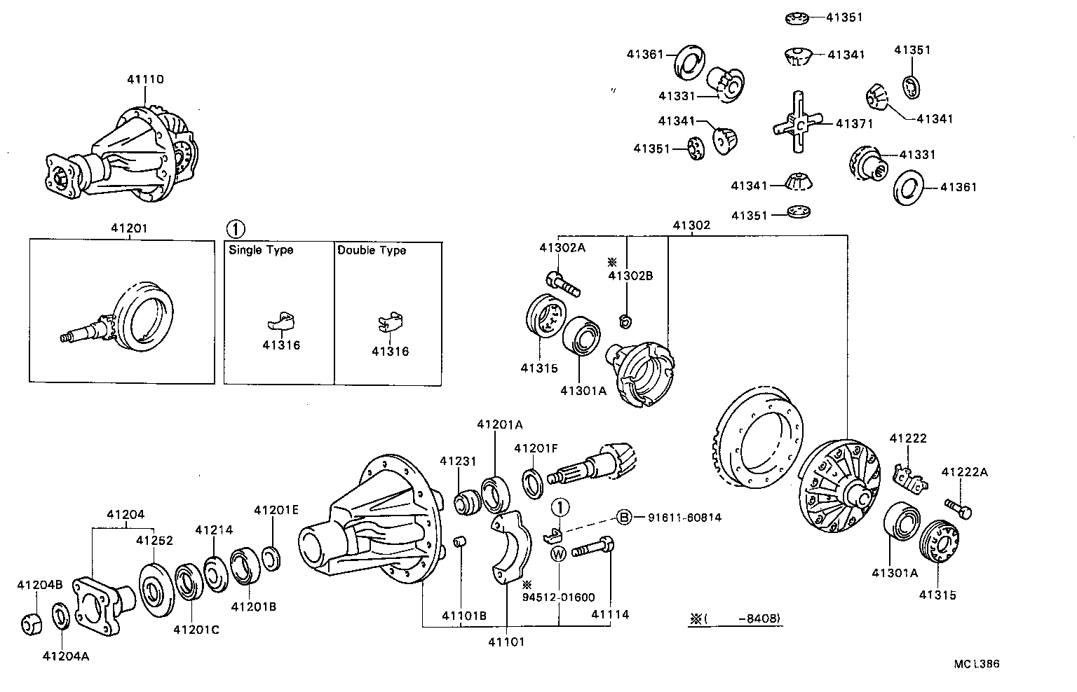  COASTER |  REAR AXLE HOUSING DIFFERENTIAL