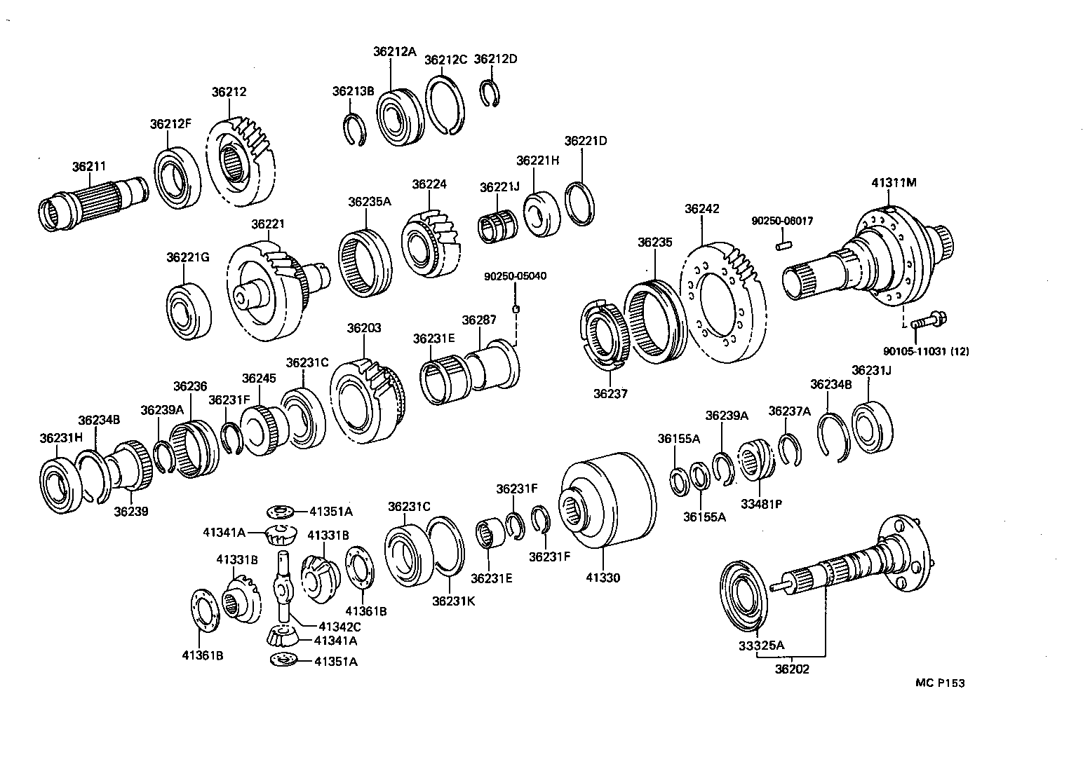  LAND CRUISER 80 |  TRANSFER GEAR