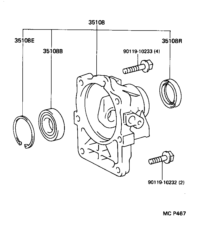  SUPRA |  EXTENSION HOUSING ATM