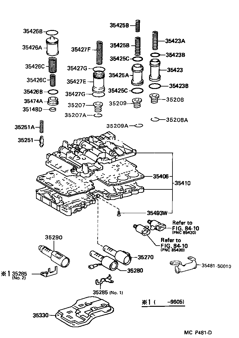  SUPRA |  VALVE BODY OIL STRAINER ATM