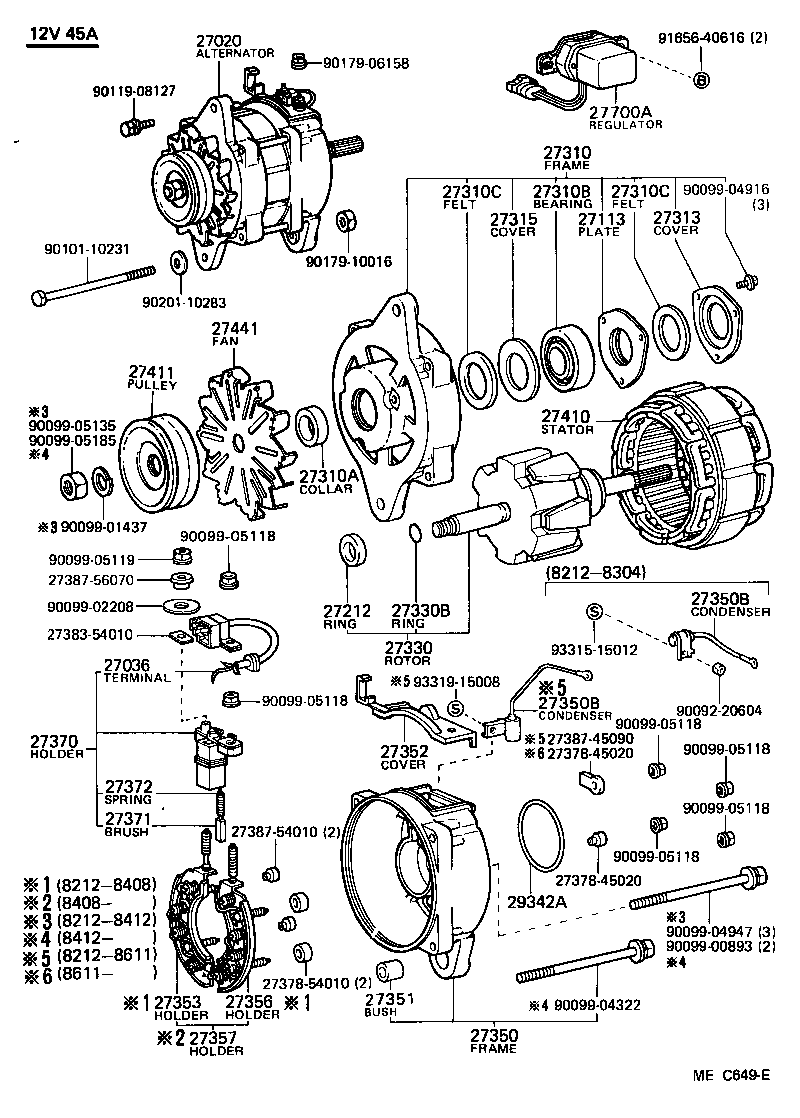  HIACE VAN COMUTER |  ALTERNATOR