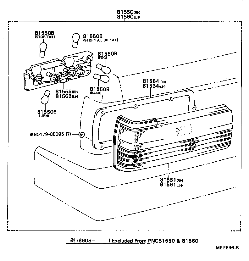  CRESSIDA |  REAR COMBINATION LAMP