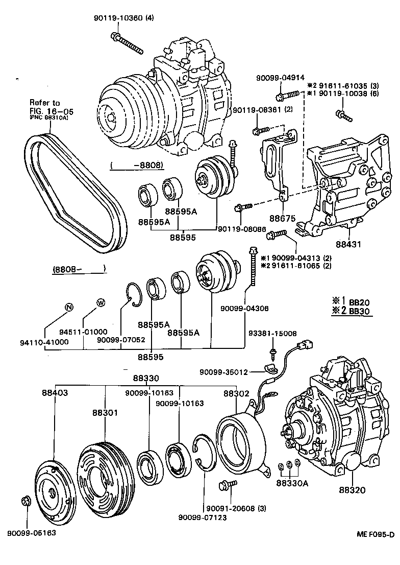  COASTER |  HEATING AIR CONDITIONING COMPRESSOR