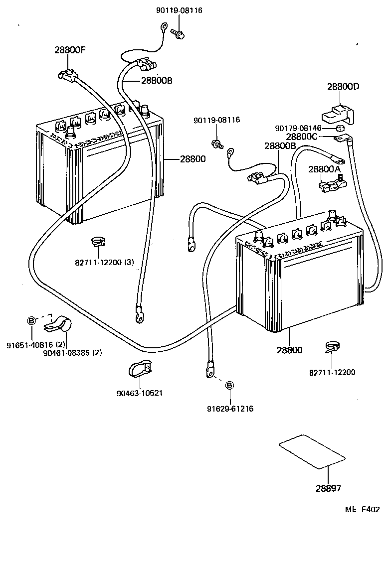  LAND CRUISER 70 |  BATTERY BATTERY CABLE