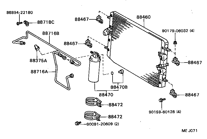  CRESSIDA |  HEATING AIR CONDITIONING COOLER PIPING