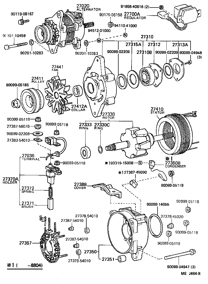  LAND CRUISER 60 |  ALTERNATOR