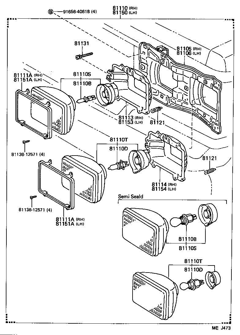  LAND CRUISER 60 |  HEADLAMP