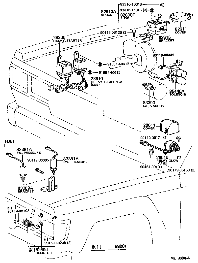  LAND CRUISER 60 |  SWITCH RELAY COMPUTER