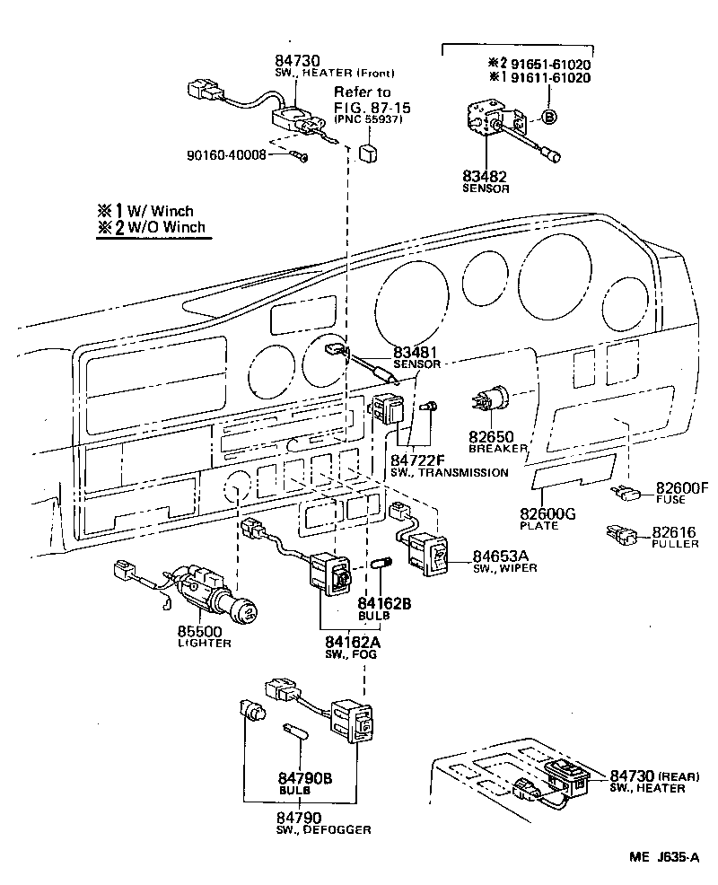  LAND CRUISER 60 |  SWITCH RELAY COMPUTER