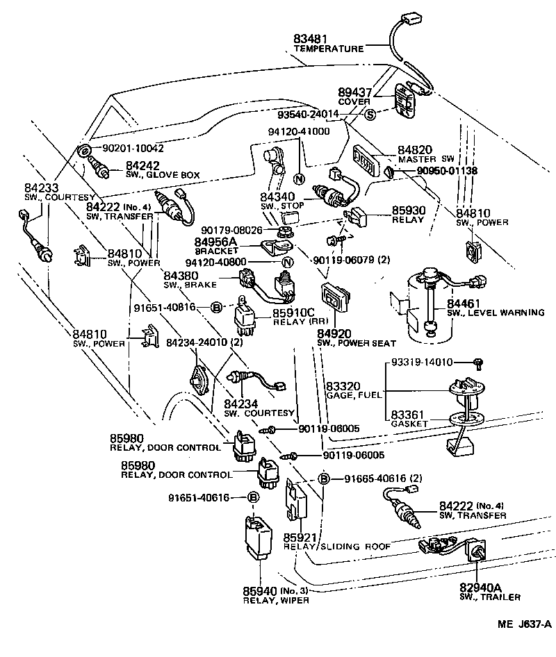  LAND CRUISER 60 |  SWITCH RELAY COMPUTER