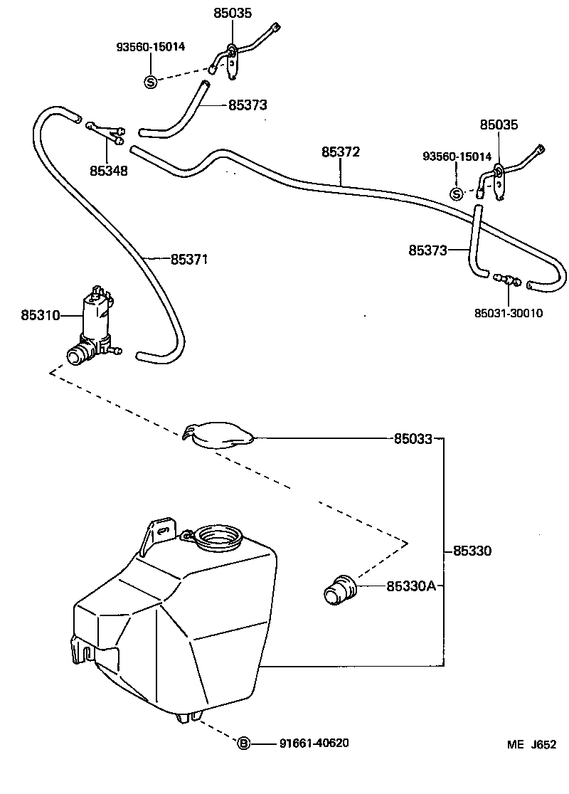  LAND CRUISER 60 |  WINDSHIELD WASHER