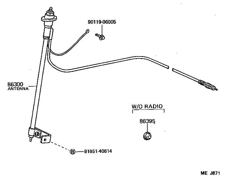  LAND CRUISER 60 |  ANTENNA