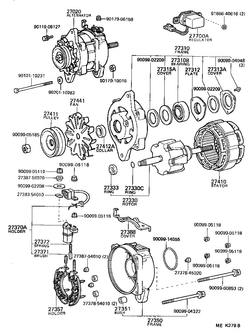  DYNA 100 |  ALTERNATOR