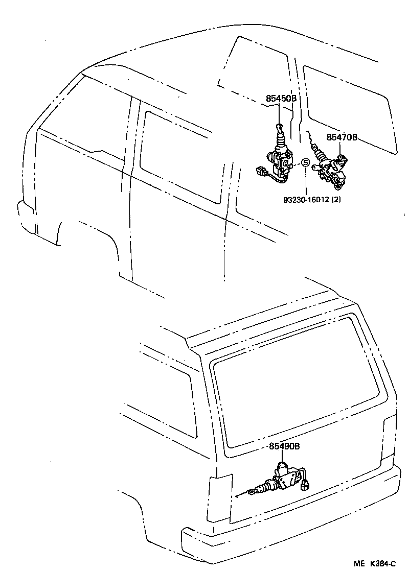  HIACE VAN COMUTER |  DOOR MOTOR DOOR SOLENOID