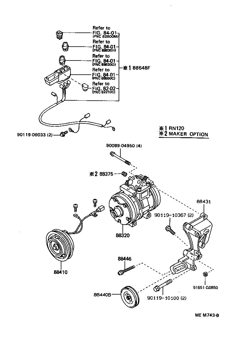  4 RUNNER TRUCK |  HEATING AIR CONDITIONING COMPRESSOR