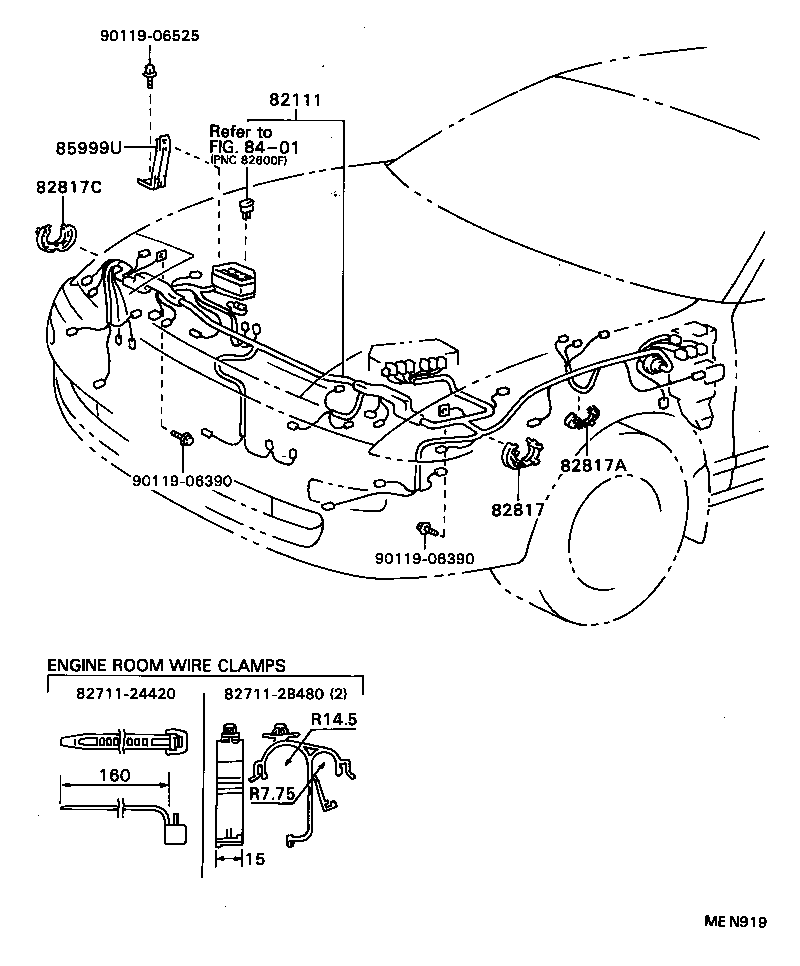  CELICA |  WIRING CLAMP