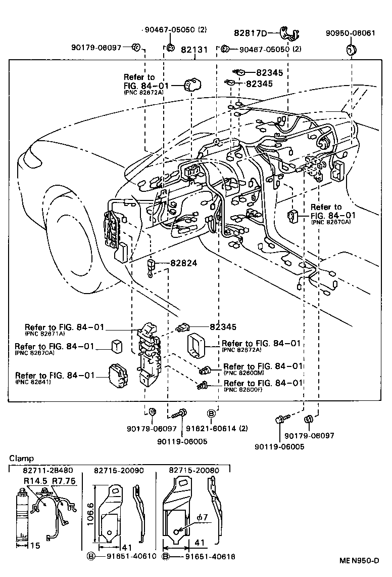  CELICA |  WIRING CLAMP