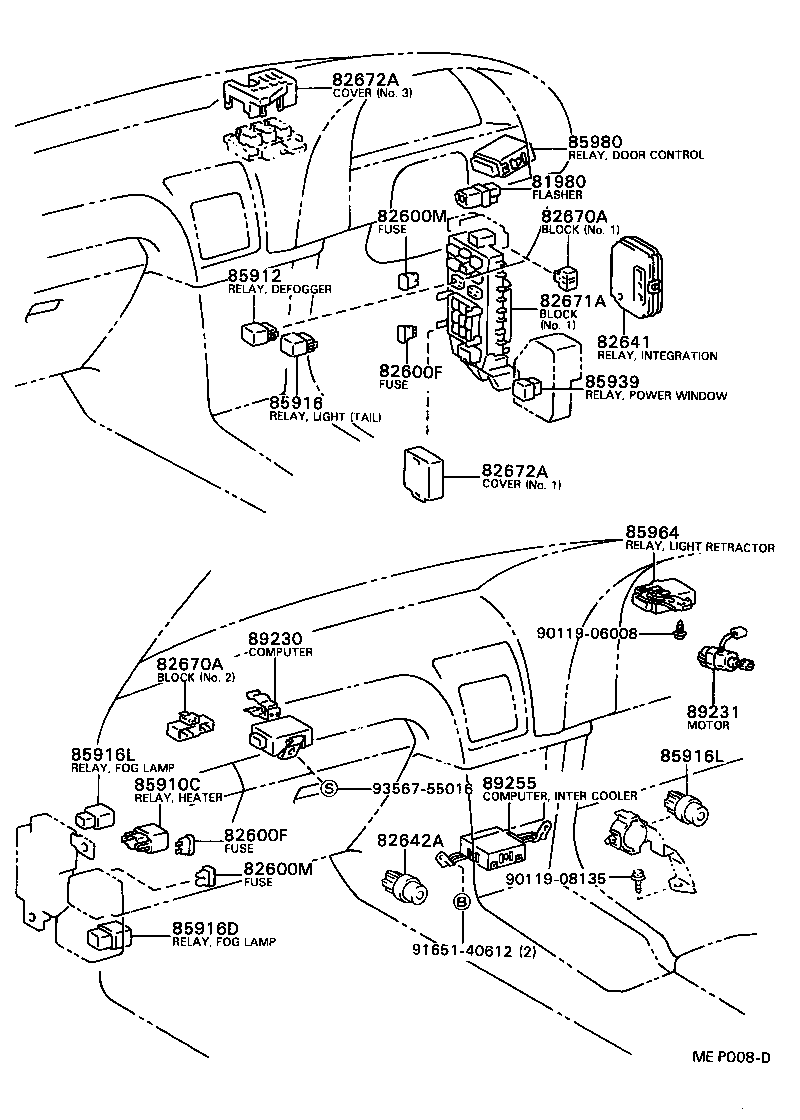  CELICA |  SWITCH RELAY COMPUTER