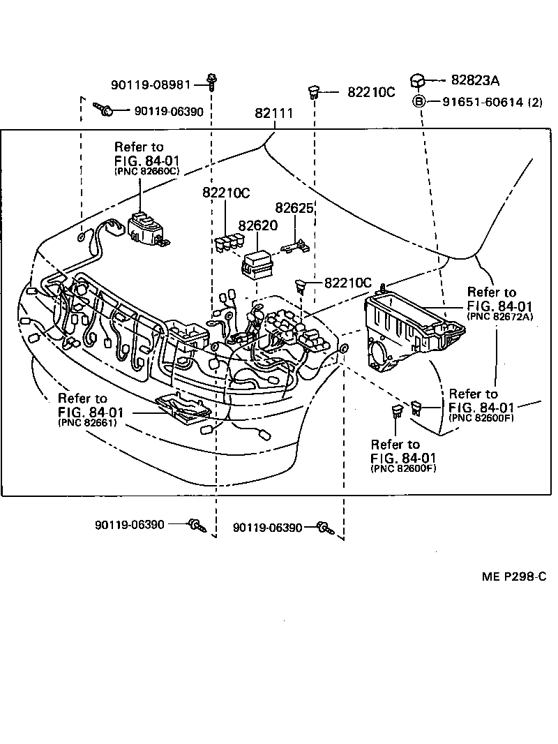  LS400 |  WIRING CLAMP