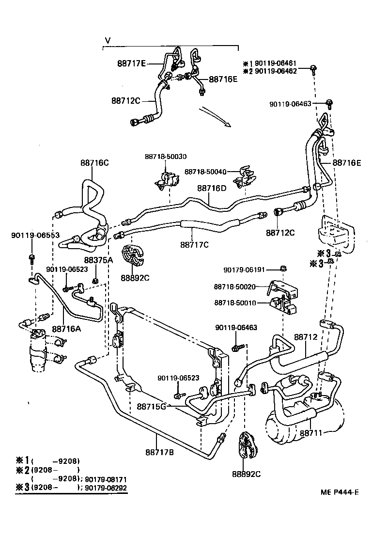  LS400 |  HEATING AIR CONDITIONING COOLER PIPING