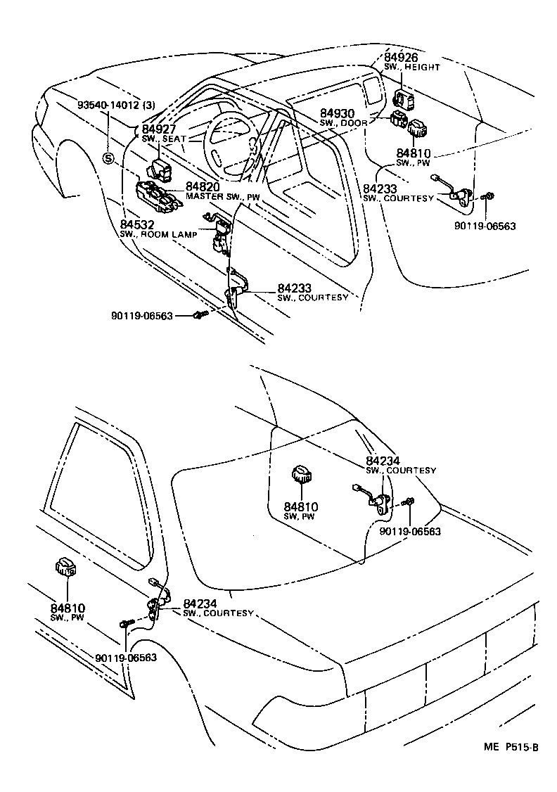  LS400 |  SWITCH RELAY COMPUTER